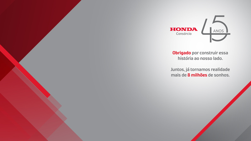 Consórcio Honda completa 45 anos de atuação no Brasil